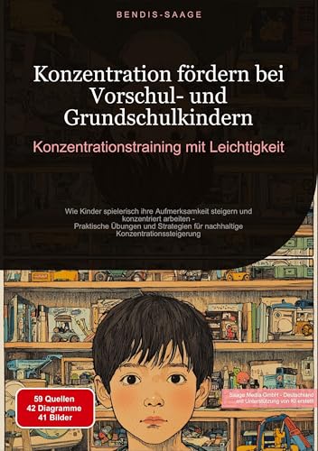 Konzentration fördern bei Vorschul- und Grundschulkindern: Konzentrationstraining mit Leichtigkeit: Wie Kinder spielerisch ihre Aufmerksamkeit ... für nachhaltige Konzentrationssteigerung Konzentration fördern bei Vorschul- und Grundschulkindern: Konzentrationstraining mit Leichtigkeit: Wie Kinder spielerisch ihre Aufmerksamkeit ... für nachhaltige Konzentrationssteigerung von Saage Books