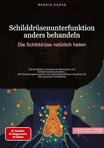 Schilddrüsenunterfunktion anders behandeln: Die Schilddrüse natürlich heilen: Ganzheitliche Therapie bei Hashimoto und Schilddrüsenüberfunktion - Mit ... Ansätzen für eine gesunde Schilddrüse von Saage Books