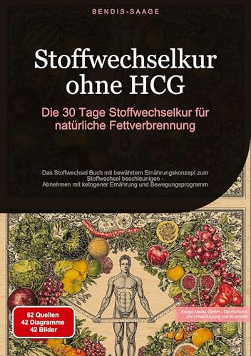 Stoffwechselkur ohne HCG: Die 30 Tage Stoffwechselkur für natürliche Fettverbrennung: Das Stoffwechsel Buch mit bewährtem Ernährungskonzept zum ... mit ketogener Ernährung und Bewegungsprogramm Stoffwechselkur ohne HCG: Die 30 Tage Stoffwechselkur für natürliche Fettverbrennung: Das Stoffwechsel Buch mit bewährtem Ernährungskonzept zum ... mit ketogener Ernährung und Bewegungsprogramm von Saage Books