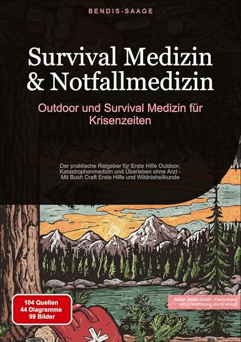 Survival Medizin & Notfallmedizin: Outdoor und Survival Medizin für Krisenzeiten: Der praktische Ratgeber für Erste Hilfe Outdoor, Katastrophenmedizin ... Hilfe und Wildnisheilkunde (Survival (DE)) Survival Medizin & Notfallmedizin: Outdoor und Survival Medizin für Krisenzeiten: Der praktische Ratgeber für Erste Hilfe Outdoor, Katastrophenmedizin ... Hilfe und Wildnisheilkunde (Survival (DE)) von Saage Books