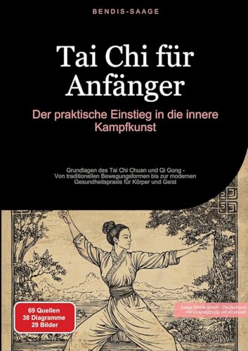 Tai Chi für Anfänger: Der praktische Einstieg in die innere Kampfkunst: Grundlagen des Tai Chi Chuan und Qi Gong - Von traditionellen Bewegungsformen ... Gesundheitspraxis für Körper und Geist von Saage Books