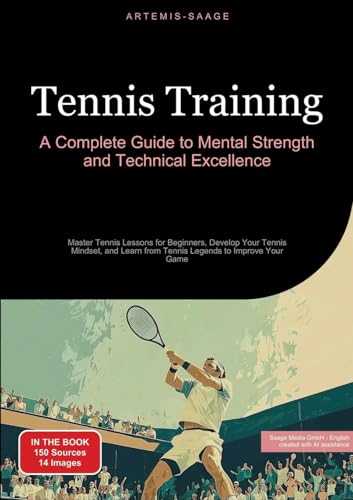 Tennis Training: A Complete Guide to Mental Strength and Technical Excellence: Master Tennis Lessons for Beginners, Develop Your Tennis Mindset, and Learn from Tennis Legends to Improve Your Game von Saage Books