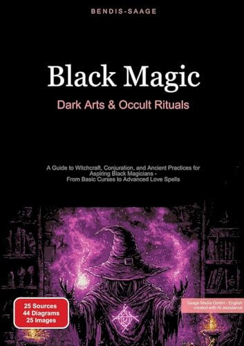 Black Magic: Dark Arts & Occult Rituals: A Guide to Witchcraft, Conjuration, and Ancient Practices for Aspiring Black Magicians - From Basic Curses to Advanced Love Spells von Saage Books