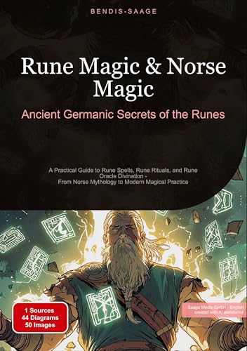 Rune Magic & Norse Magic: Ancient Germanic Secrets of the Runes: A Practical Guide to Rune Spells, Rune Rituals, and Rune Oracle Divination - From Norse Mythology to Modern Magical Practice von Saage Books