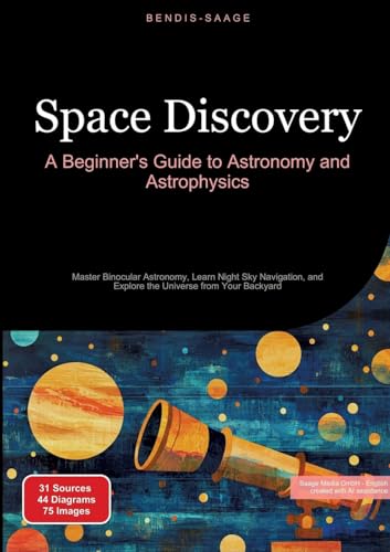 Space Discovery: A Beginner's Guide to Astronomy and Astrophysics: Master Binocular Astronomy, Learn Night Sky Navigation, and Explore the Universe from Your Backyard Space Discovery: A Beginner's Guide to Astronomy and Astrophysics: Master Binocular Astronomy, Learn Night Sky Navigation, and Explore the Universe from Your Backyard von Saage Books