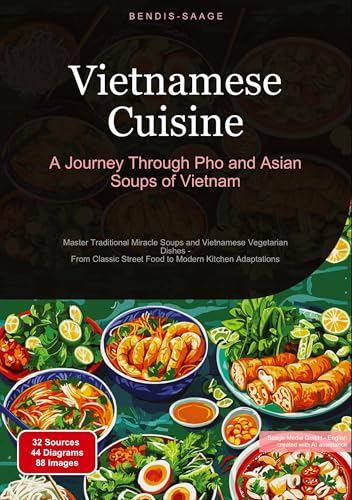 Vietnamese Cuisine: A Journey Through Pho and Asian Soups of Vietnam: Master Traditional Miracle Soups and Vietnamese Vegetarian Dishes - From Classic Street Food to Modern Kitchen Adaptations von Saage Books
