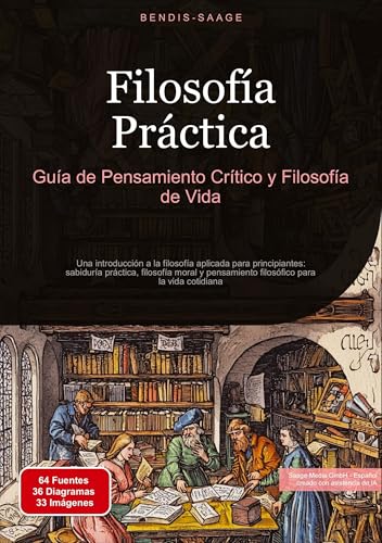 Filosofía Práctica: Guía de Pensamiento Crítico y Filosofía de Vida: Una introducción a la filosofía aplicada para principiantes: sabiduría práctica, ... pensamiento filosófico para la vida cotidiana von Saage Books
