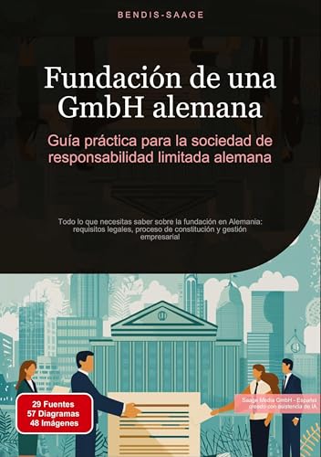 Fundación de una GmbH alemana: Guía práctica para la sociedad de responsabilidad limitada alemana: Todo lo que necesitas saber sobre la fundación en ... proceso de constitución y gestión empresarial von Saage Books