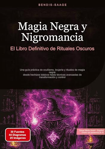 Magia Negra y Nigromancia: El Libro Definitivo de Rituales Oscuros: Una guía práctica de ocultismo, brujería y rituales de magia negra: desde hechizos ... avanzadas de transformación y control Magia Negra y Nigromancia: El Libro Definitivo de Rituales Oscuros: Una guía práctica de ocultismo, brujería y rituales de magia negra: desde hechizos ... avanzadas de transformación y control von Saage Books