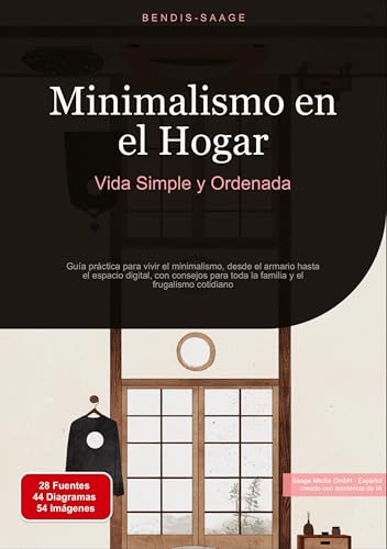 Minimalismo en el Hogar: Vida Simple y Ordenada: Guía práctica para vivir el minimalismo, desde el armario hasta el espacio digital, con consejos para ... y el frugalismo cotidiano (Minimalismo (ES)) von Saage Books