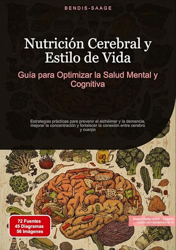 Nutrición Cerebral y Estilo de Vida: Guía para Optimizar la Salud Mental y Cognitiva: Estrategias prácticas para prevenir el alzhéimer y la demencia, ... fortalecer la conexión entre cerebro y cuerpo von Saage Books