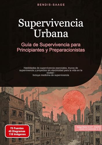 Supervivencia Urbana: Guía de Supervivencia para Principiantes y Preparacionistas: Habilidades de supervivencia esenciales, trucos de supervivencia y ... la ciudad - Incluye medicina de supervivencia Supervivencia Urbana: Guía de Supervivencia para Principiantes y Preparacionistas: Habilidades de supervivencia esenciales, trucos de supervivencia y ... la ciudad - Incluye medicina de supervivencia von Saage Books