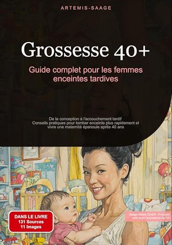 Grossesse 40+ : Guide complet pour les femmes enceintes tardives: De la conception à l'accouchement tardif - Conseils pratiques pour tomber enceinte ... épanouie après 40 ans (Maternité (FR)) von Saage Books