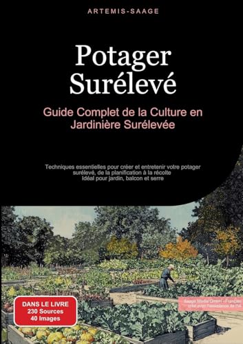 Potager Surélevé: Guide Complet de la Culture en Jardinière Surélevée: Techniques essentielles pour créer et entretenir votre potager surélevé, de la ... jardin, balcon et serre (Horticulture (FR)) von Saage Books