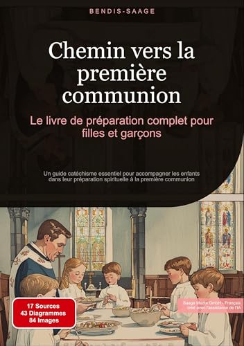 Chemin vers la première communion: Le livre de préparation complet pour filles et garçons: Un guide catéchisme essentiel pour accompagner les enfants ... spirituelle à la première communion Chemin vers la première communion: Le livre de préparation complet pour filles et garçons: Un guide catéchisme essentiel pour accompagner les enfants ... spirituelle à la première communion von Saage Books