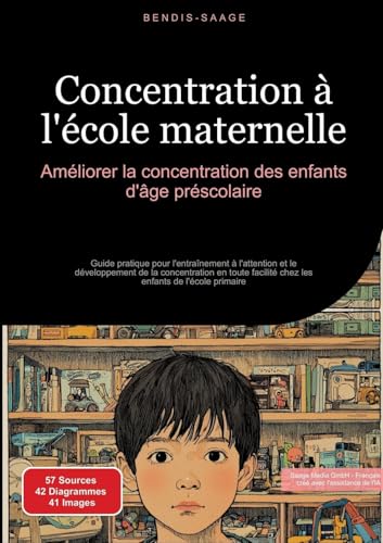 Concentration à l'école maternelle: Améliorer la concentration des enfants d'âge préscolaire: Guide pratique pour l'entraînement à l'attention et le ... facilité chez les enfants de l'école primaire von Saage Books