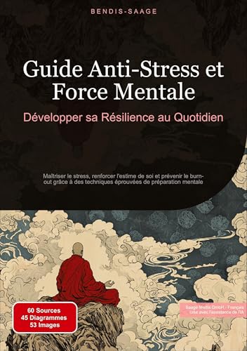Guide Anti-Stress et Force Mentale: Développer sa Résilience au Quotidien: Maîtriser le stress, renforcer l'estime de soi et prévenir le burn-out ... de préparation mentale (Résilience (FR)) von Saage Books
