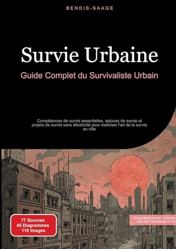 Survie Urbaine: Guide Complet du Survivaliste Urbain: Compétences de survie essentielles, astuces de survie et projets de survie sans électricité pour ... l'art de la survie en ville (Survie (FR)) Survie Urbaine: Guide Complet du Survivaliste Urbain: Compétences de survie essentielles, astuces de survie et projets de survie sans électricité pour ... l'art de la survie en ville (Survie (FR)) von Saage Books
