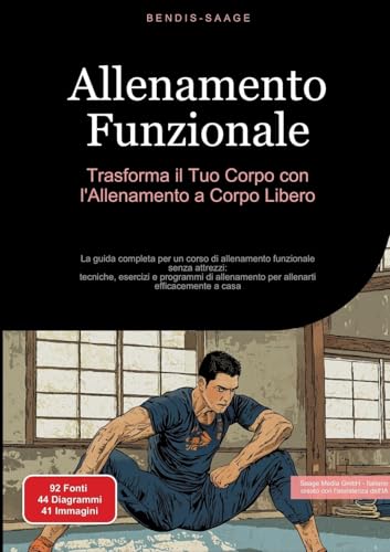 Allenamento Funzionale: Trasforma il Tuo Corpo con l'Allenamento a Corpo Libero: La guida completa per un corso di allenamento funzionale senza ... per allenarti efficacemente a casa Allenamento Funzionale: Trasforma il Tuo Corpo con l'Allenamento a Corpo Libero: La guida completa per un corso di allenamento funzionale senza ... per allenarti efficacemente a casa von Saage Books