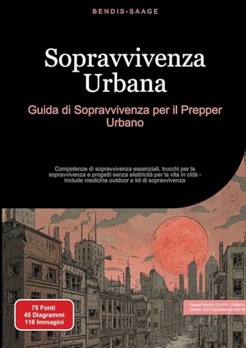 Sopravvivenza Urbana: Guida di Sopravvivenza per il Prepper Urbano: Competenze di sopravvivenza essenziali, trucchi per la sopravvivenza e progetti ... e kit di sopravvivenza (Sopravvivenza (IT)) von Saage Books