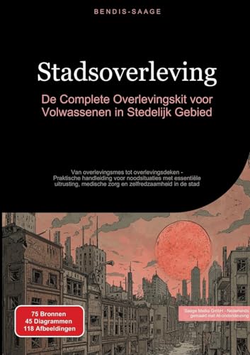 Stadsoverleving: De Complete Overlevingskit voor Volwassenen in Stedelijk Gebied: Van overlevingsmes tot overlevingsdeken - Praktische handleiding ... zelfredzaamheid in de stad (Overleving (NL)) von Saage Books