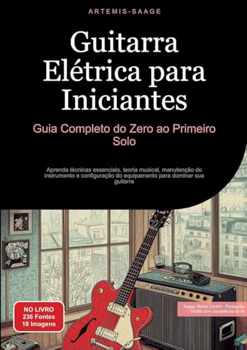Guitarra Elétrica para Iniciantes: Guia Completo do Zero ao Primeiro Solo: Aprenda técnicas essenciais, teoria musical, manutenção do instrumento e ... para dominar sua guitarra (violão (PT)) von Saage Books