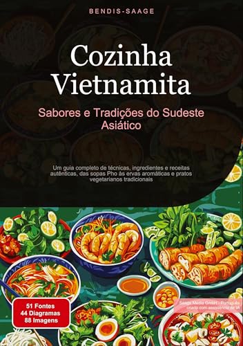 Cozinha Vietnamita: Sabores e Tradições do Sudeste Asiático: Um guia completo de técnicas, ingredientes e receitas autênticas, das sopas Pho às ervas ... vegetarianos tradicionais (Vietnã (PT)) Cozinha Vietnamita: Sabores e Tradições do Sudeste Asiático: Um guia completo de técnicas, ingredientes e receitas autênticas, das sopas Pho às ervas ... vegetarianos tradicionais (Vietnã (PT)) von Saage Books