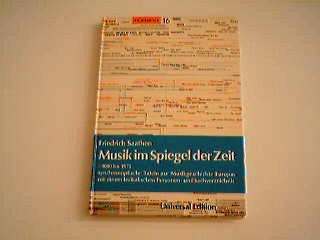 Musik im Spiegel der Zeit: Synchronoptische Tafeln zur Musikgeschichte Europas von 1000-1975