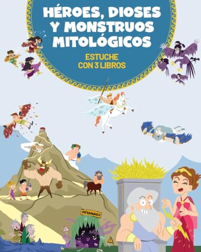 Héroes, dioses y monstruos mitológicos: Estuche con tres libros | Descubre el maravilloso mundo de la mitología nórdica y vikinga, en una colección de ... libros infantiles. (Mitología para niños)