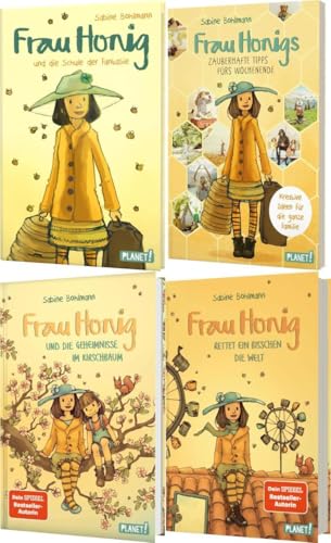 Frau Honig Band 5-8 plus 1 exklusives Postkartenset