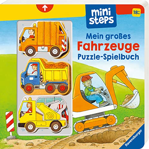 ministeps: Mein großes Fahrzeuge Puzzle-Spielbuch: Ab 18 Monaten (ministeps Bücher)