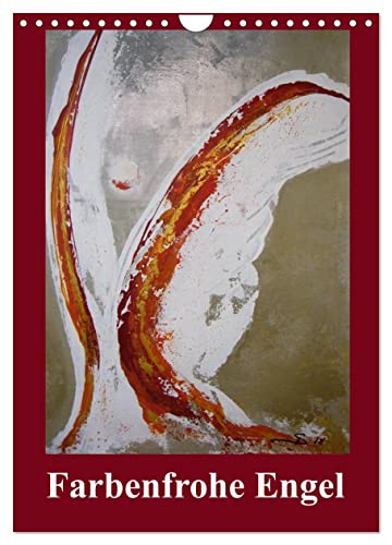 Farbenfrohe Engel (Wandkalender 2025 DIN A4 hoch), CALVENDO Monatskalender von CALVENDO