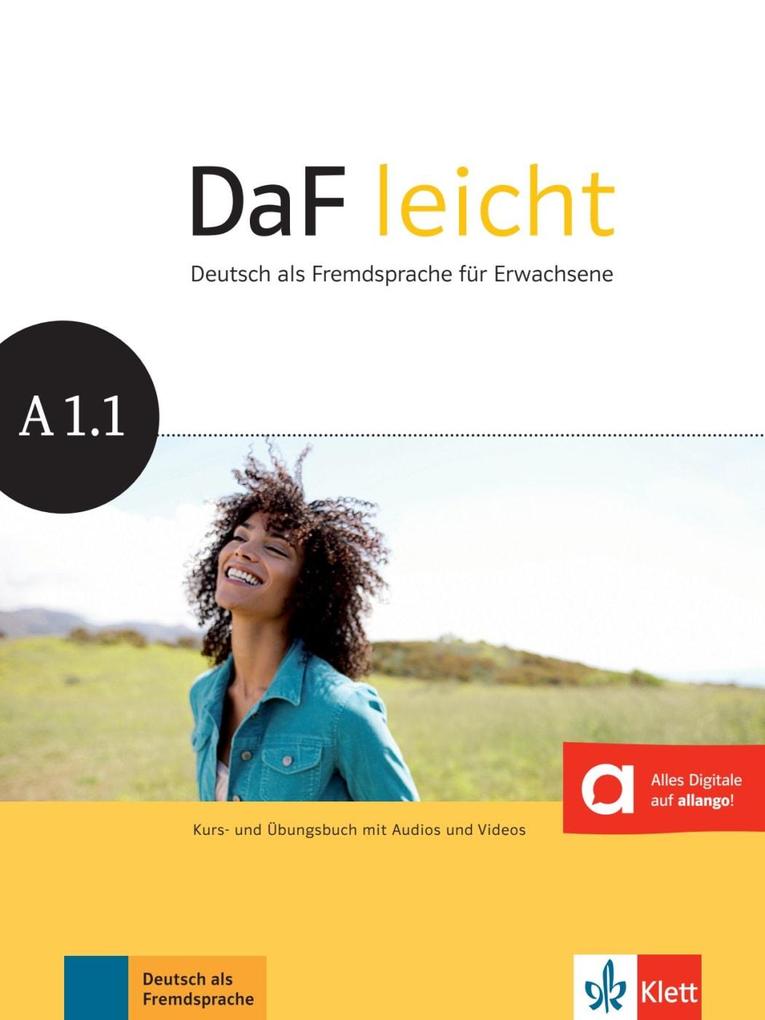 DaF leicht A1.1. Kurs- und Übungsbuch mit DVD-ROM von Klett Sprachen GmbH