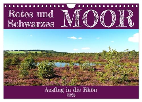 Rotes und Schwarzes Moor (Wandkalender 2025 DIN A4 quer), CALVENDO Monatskalender
