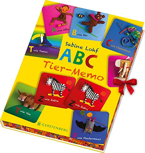 ABC-Tier-Memo: 64 farbige Memokarten in einer Geschenkbox von Gerstenberg Verlag