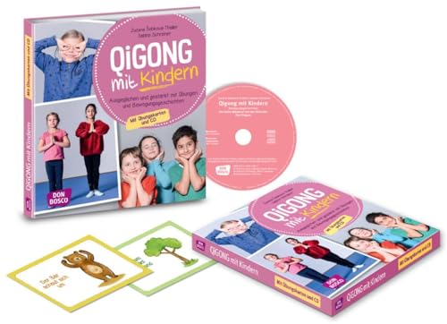 Qigong mit Kindern, m. Audio-CD: Ausgeglichen und gestärkt mit Übungen und Bewegungsgeschichten für 4 bis 10-Jährige. Mit Übungskarten und CD