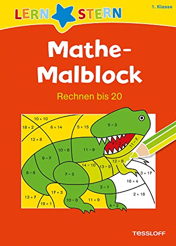 LERNSTERN Mathe-Malblock 1. Klasse. Rechnen bis 20
