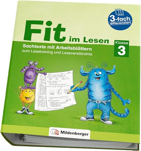 Fit im Lesen – Sachtexte, Klasse 3: Sachtexte mit Arbeitsblättern zum Lesetraining und Leseverständnis (Fit im Lesen: Erzähl- und Sachtexte)