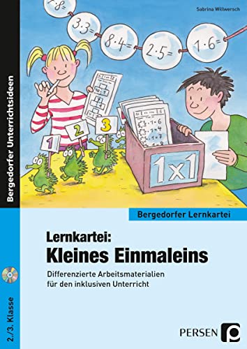 Lernkartei: Kleines Einmaleins: Differenzierte Arbeitsmaterialien für den inklusiven Unterricht (2. und 3. Klasse) (Bergedorfer Lernkartei) von Persen Verlag i.d. AAP