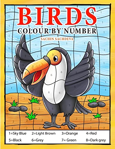 Birds: Colour by Number book for Kids and preschoolers Birds: Colour by Number book for Kids and preschoolers von CREATESPACE