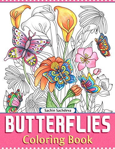 Butterflies: Coloring Book for Adults Butterflies: Coloring Book for Adults