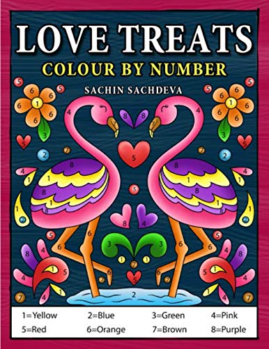 Love Treats Colour By Number: Coloring Activity Book for all ages Love Treats Colour By Number: Coloring Activity Book for all ages von Independently published