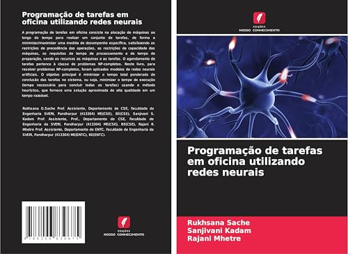 Programação de tarefas em oficina utilizando redes neurais von Edições Nosso Conhecimento