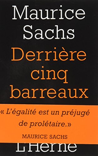derriere cinq barreaux von L'HERNE