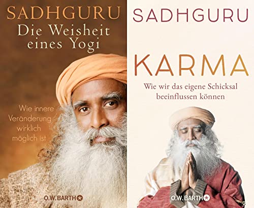 Die Weisheit eines Yogi + Karma von Yoga-Meister Sadhguru + 1 exklusives Postkartenset