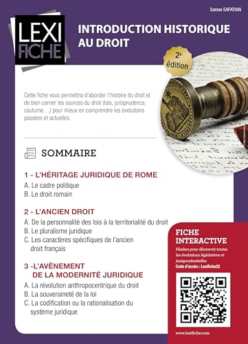 Introduction historique au droit: 2e édition von ENRICK