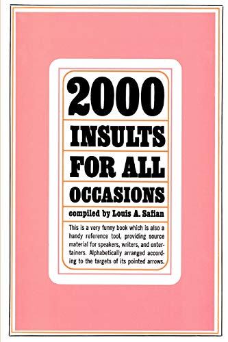 2000 Insults for All Occasions von Kensington Publishing Corporation