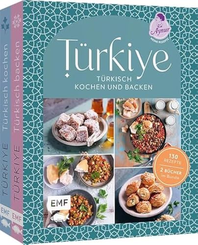 Türkiye – Türkisch kochen und backen: 2 Bücher im Bundle für doppelten Genuss: 130 Lieblingsrezepte von YouTube-Star Aynur Sahin (Meinerezepte)