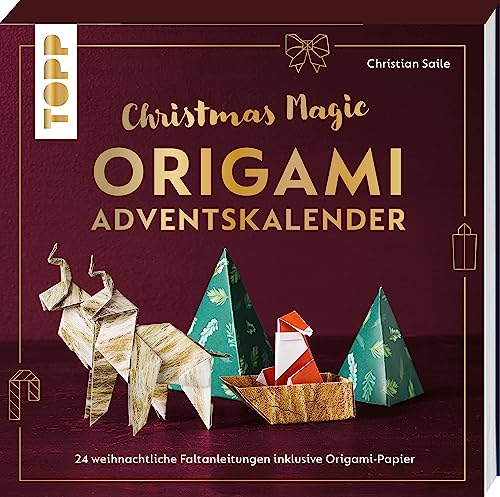 Christmas Magic. Origami Adventskalender. Adventskalenderbuch.: 24 weihnachtliche Faltanleitungen inklusive Origami-Papier Christmas Magic. Origami Adventskalender. Adventskalenderbuch.: 24 weihnachtliche Faltanleitungen inklusive Origami-Papier