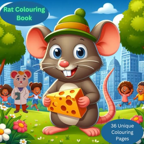 Rat Coloring Book: A Fun and Relaxing Collection of Adorable and Realistic Rat Illustrations for All Ages.: A Delightful Coloring Book Featuring Cute, ... Designs for Kids, Adults, and Animal Lovers. Rat Coloring Book: A Fun and Relaxing Collection of Adorable and Realistic Rat Illustrations for All Ages.: A Delightful Coloring Book Featuring Cute, ... Designs for Kids, Adults, and Animal Lovers. von Independently published